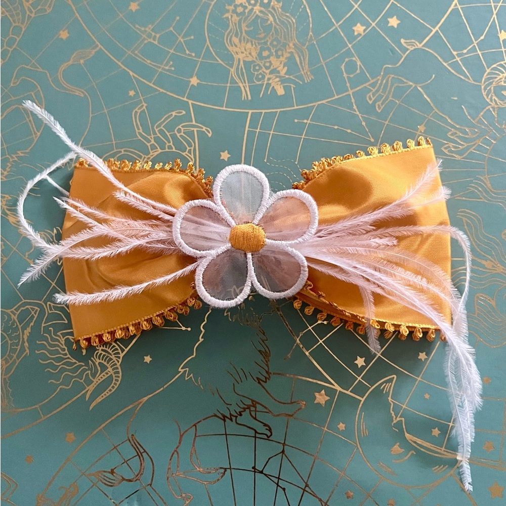 One a kind Handmade with love custom hairpiece.
